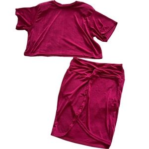 NastyGal Matching Top + Skirt Set